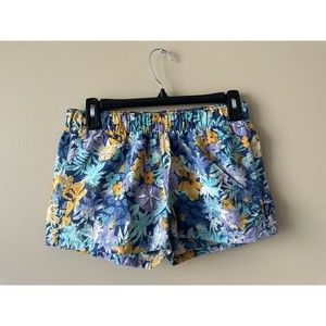 Patagonia "Barely Baggies" Womens Small Floral Shorts, Hiking, Beach , UPF 50
